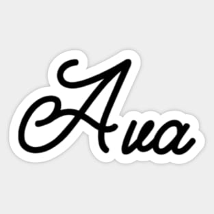 Ava Sticker